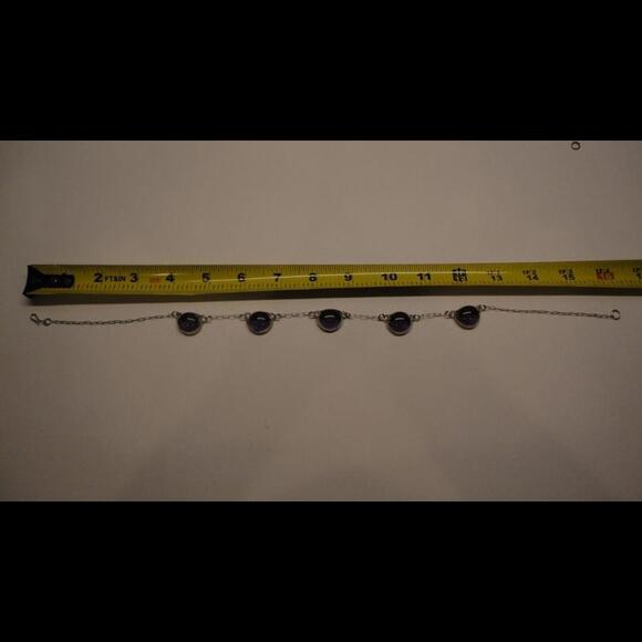 Kathleen Plate Smart Glass Purple Colored Glass Necklace - Picture 3 of 9